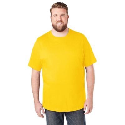 Men's Big and Tall Shrink-Less Lightweight Crewneck T-Shirt