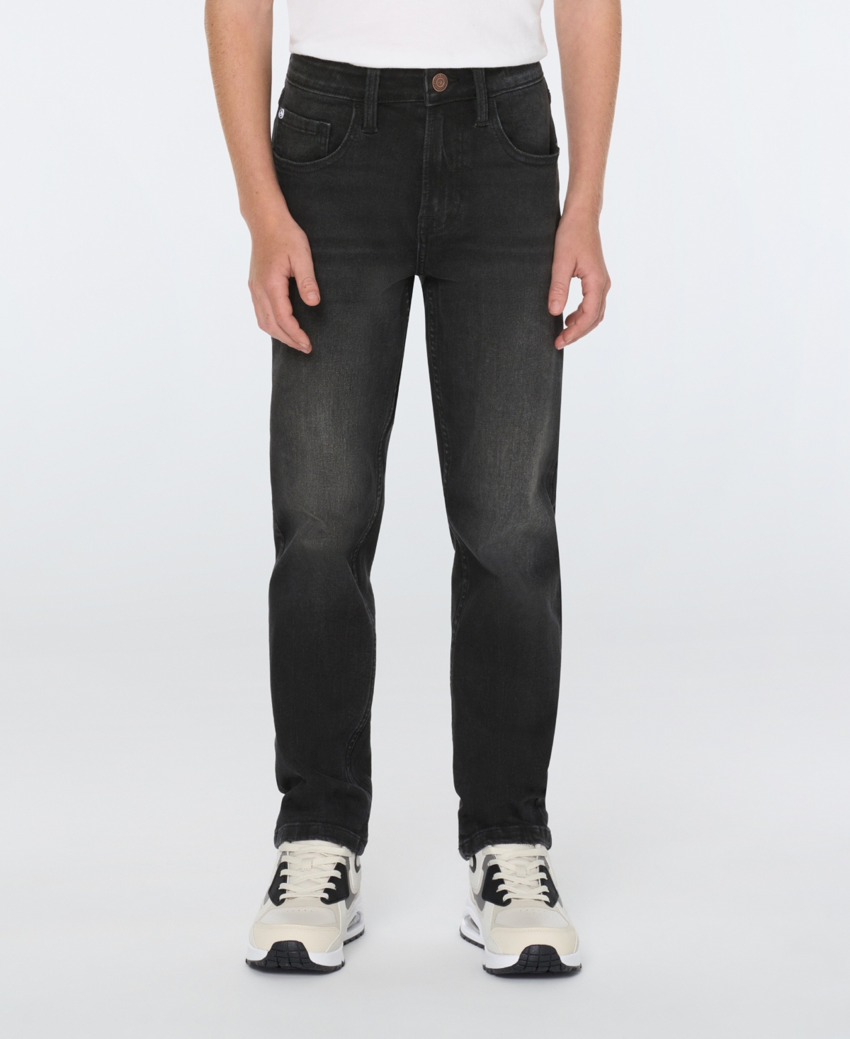 Scotch & Soda Big Boys 5 Pocket Loose Tapered Fit Jean In Black Night Wash