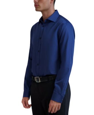 КАРЛ ЛАГЕРФЕЛЬД ПАРИЖ Karl Lagerfeld Paris Мужская приталенная рубашка в полоску с шевронами 19890₽