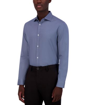 КАРЛ ЛАГЕРФЕЛЬД ПАРИЖ Karl Lagerfeld Paris Мужская приталенная рубашка с гео-принтом 19890₽