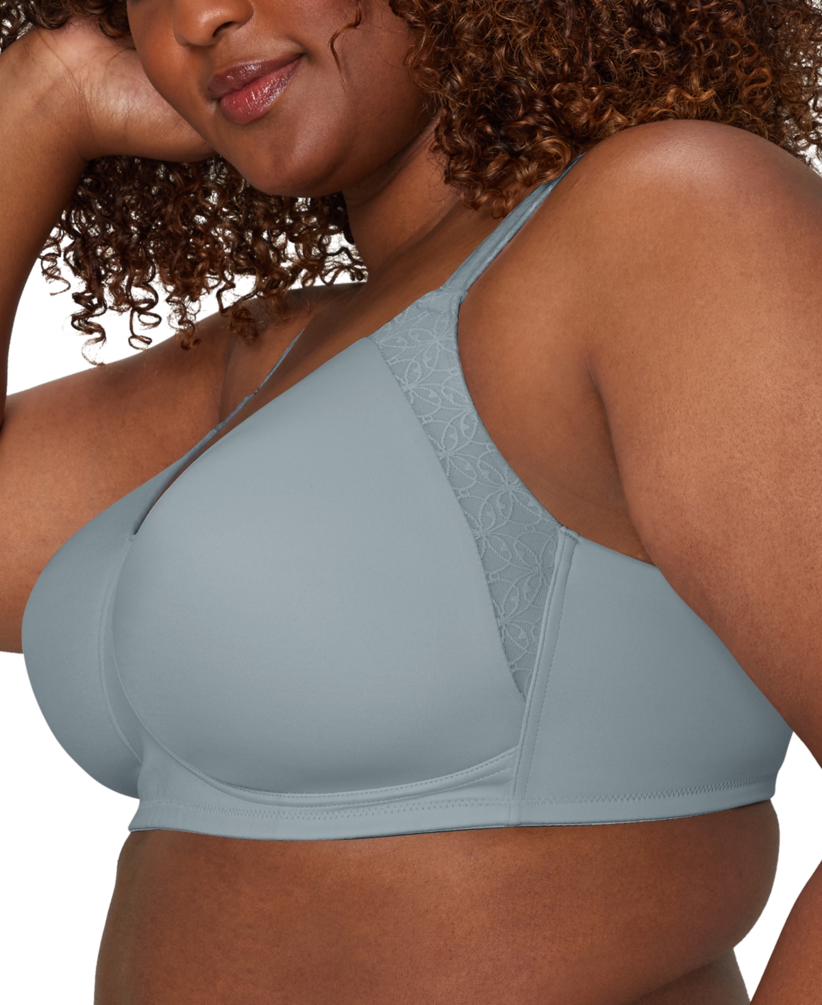 Playtex Secrets Perfectly Smooth Shaping Wireless Bra 4707, Online Only In Rain Cloud