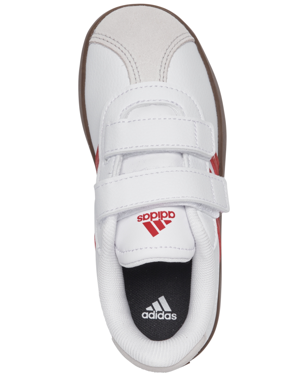 Adidas Toddler Kids Vl Court 3.0 Fastening Strap Casual Sneakers from Finish Line - Red