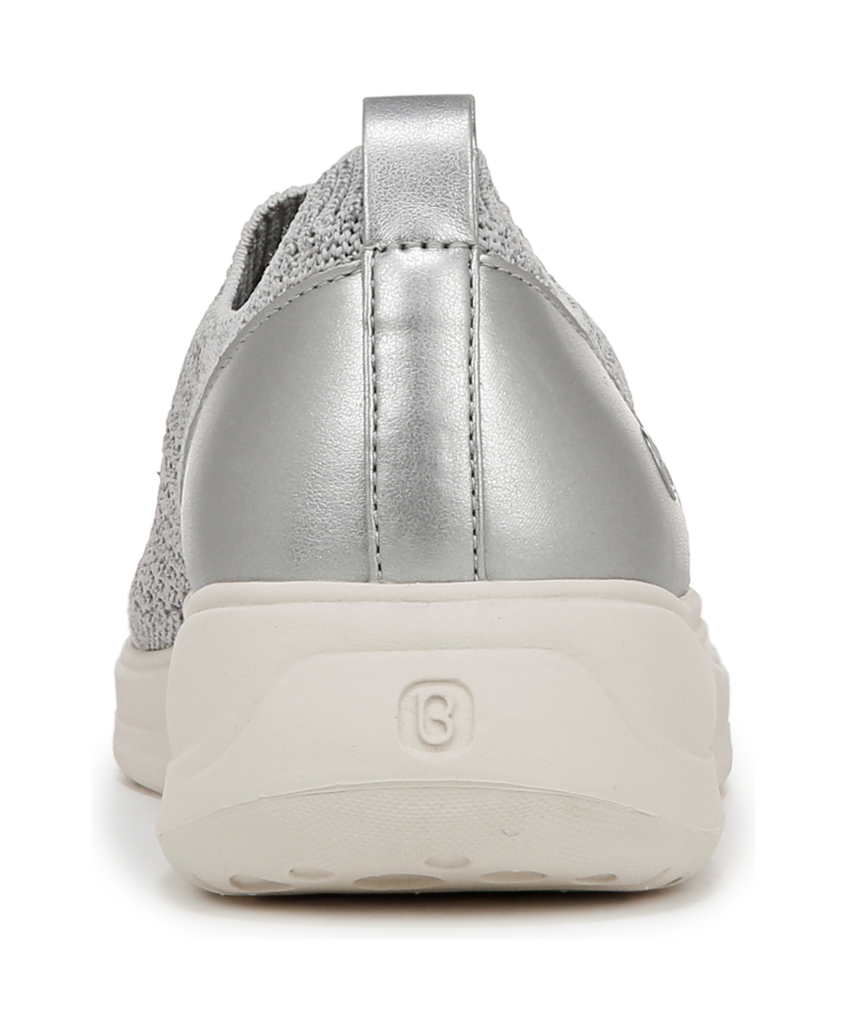 Bzees Women's Timeless X-training Inspired Washable Sneakers In Graphite Knit Fabric