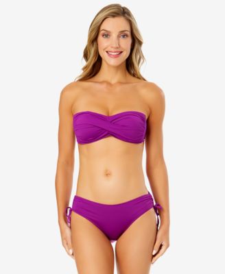 Womens Twist Bikini Top Tie Bottoms