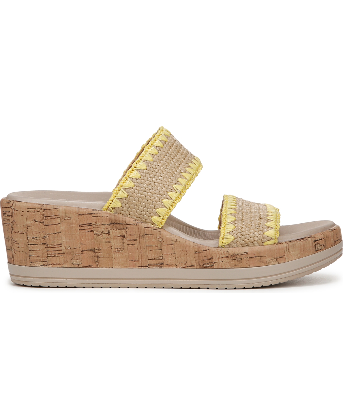 Bzees Resort Sandal In Natural Multi Fabric