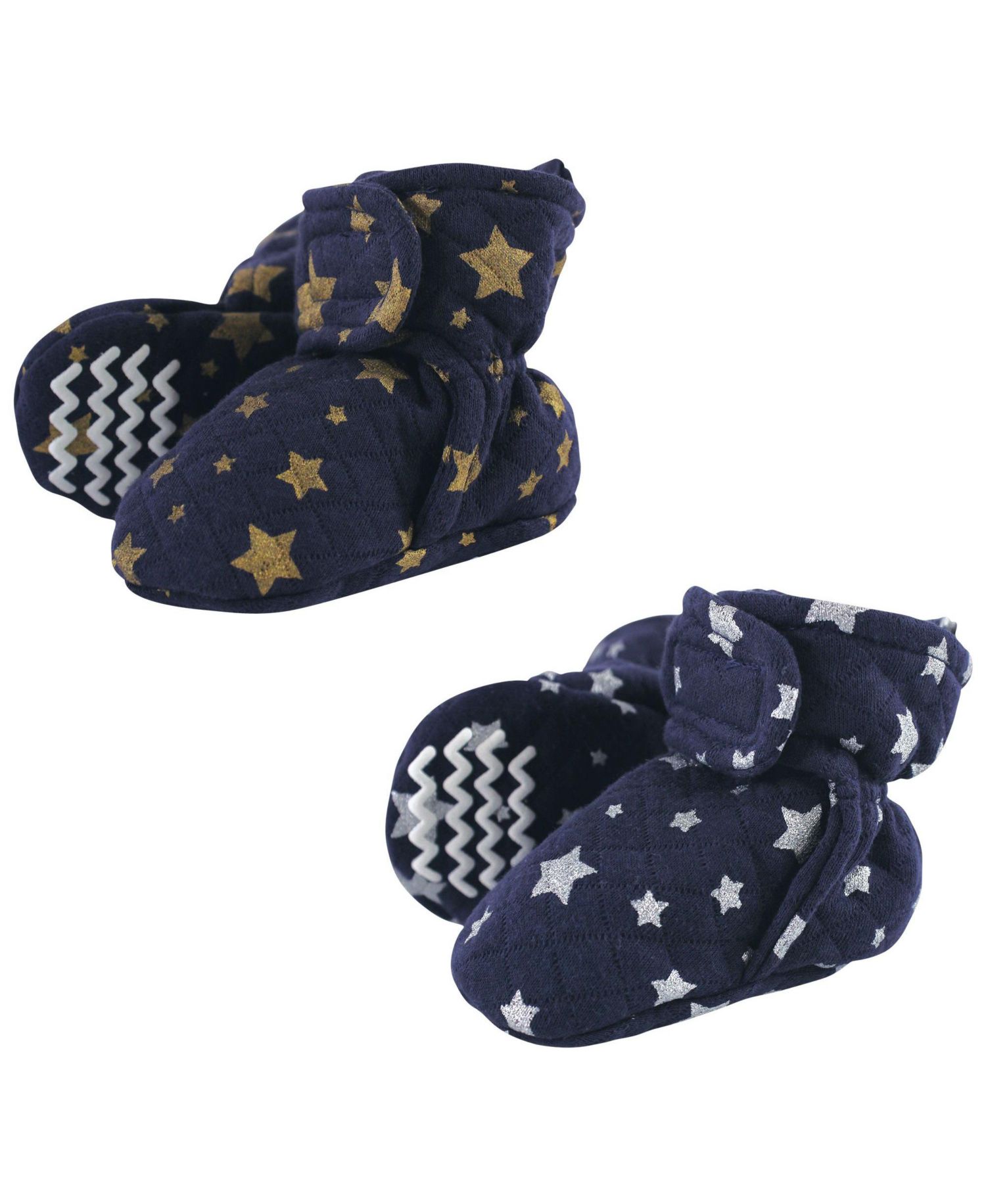 Baby Boys Hudson Unisex Cozy Quilted Unisex Bootie Pair