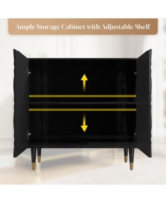 2 Door Locker Accent Cabinet