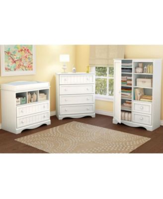 Wood Baby Diaper Changing Table with 2 Drawers Stylish and Functional Storage