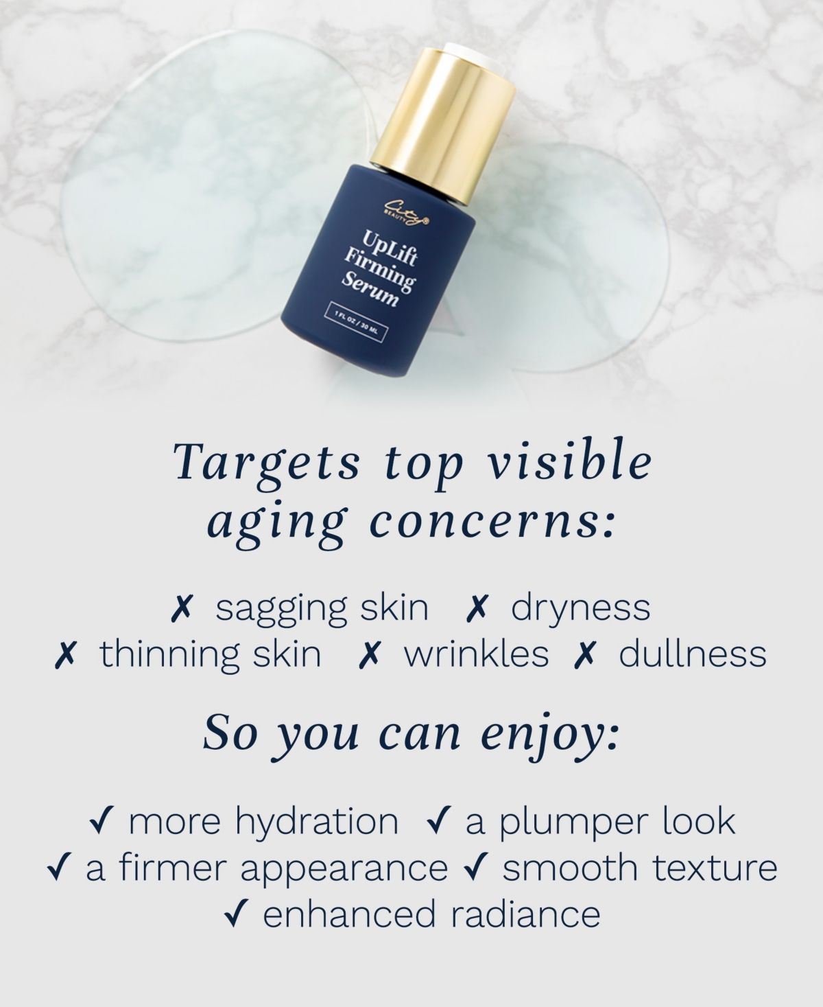City Beauty Skin Uplift Firming Serum, 1.0 Fl Oz/30 ml In No Color