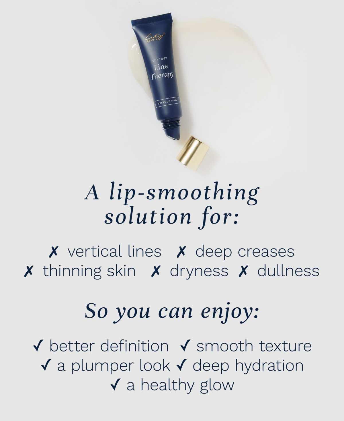 City Beauty Fortifies Lip Line, 0.24 Fl Oz/7 ml In No Color