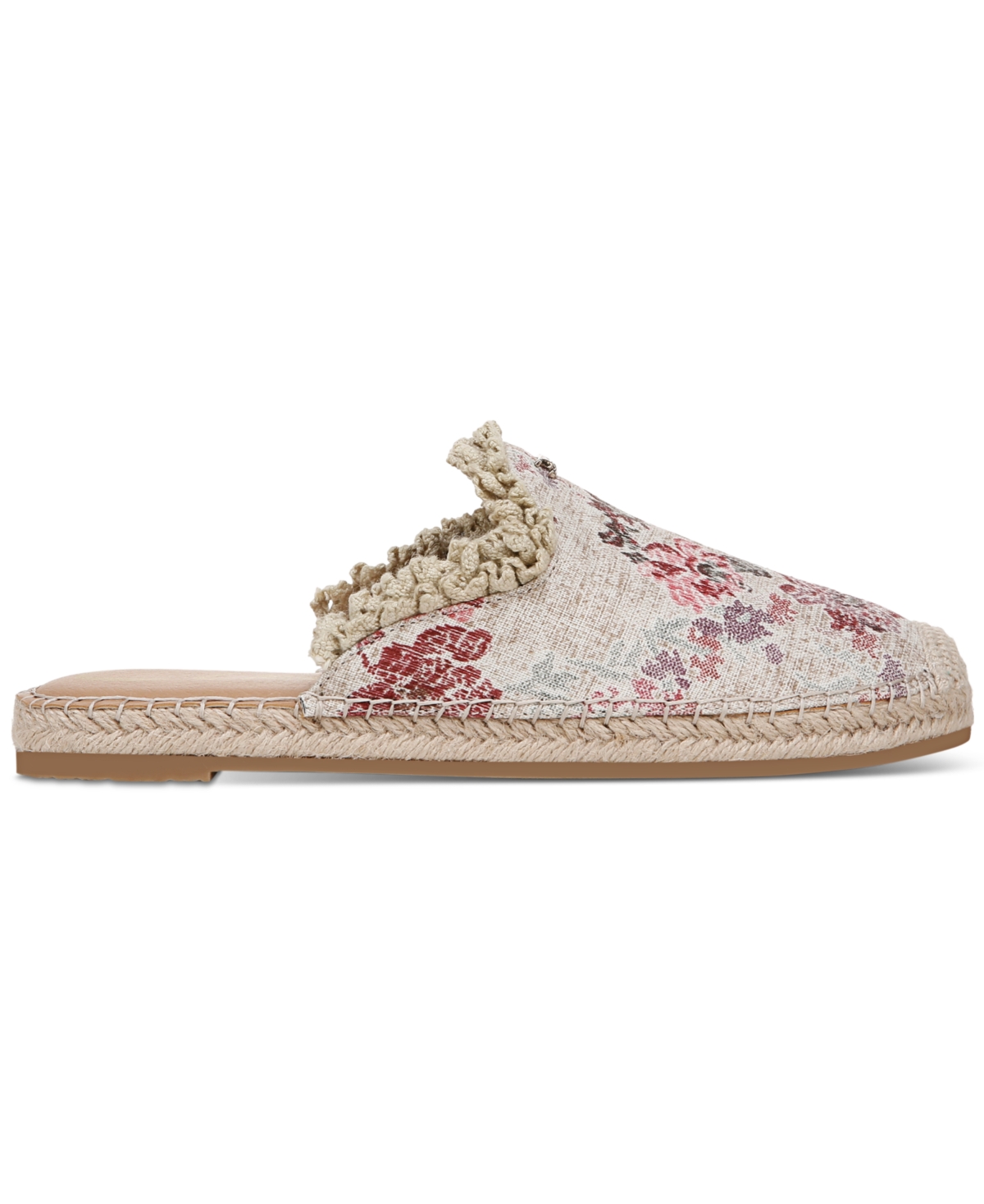 Circus Ny By Sam Edelman Mallory Ruffle Mule Slides In Natural Blush Multi