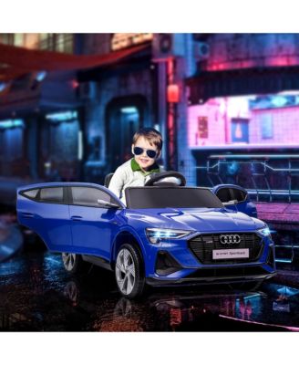 12V Kids Electric Ride On Car, Licensed Audi E-tron with Seat, Remote