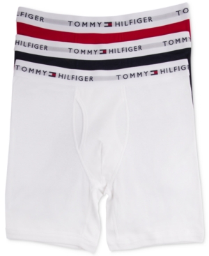 image of Tommy Hilfiger Men-s Cotton Boxer Brief 3-Pack