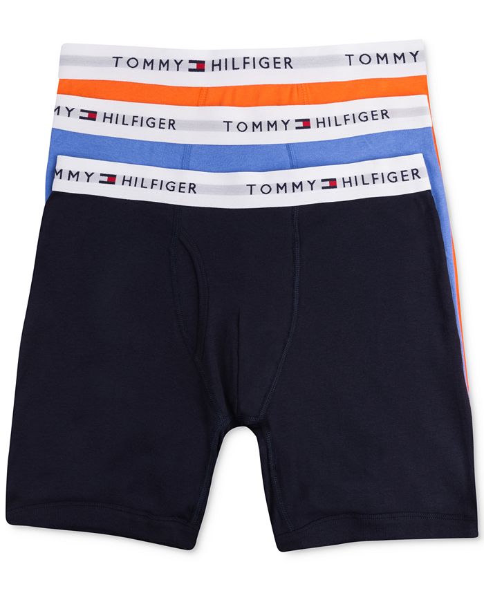 Tommy Hilfiger - 3 Pack Men's Boxer Shorts - Tommy Hilfiger Boxer Briefs -  Men's Underwear, Bold Blu/Iceberg/Empire Flm : : Fashion