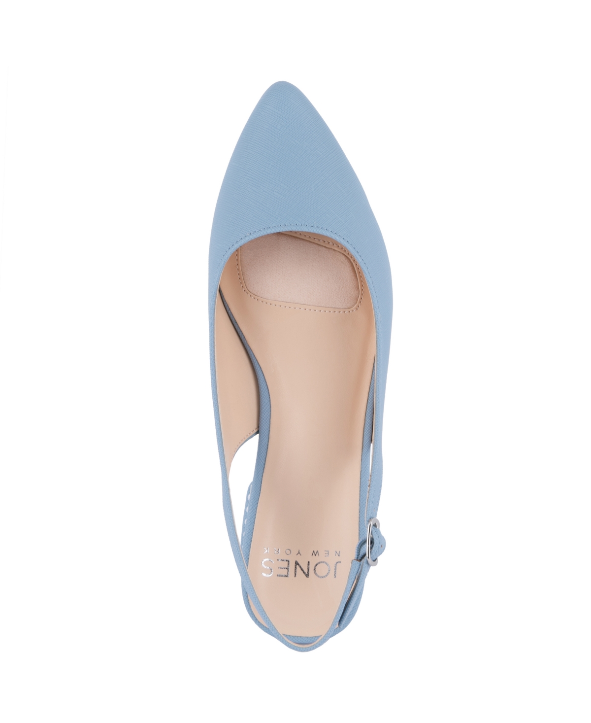 Jones New York Women's Quilsa Pointed Toe Slingback Flats In Light Blue