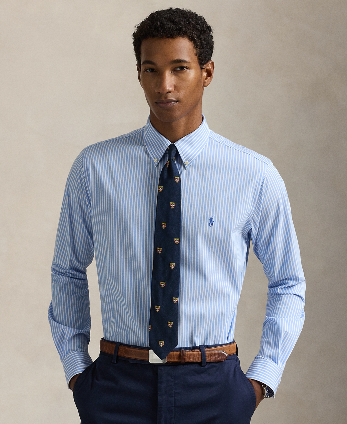 Polo Ralph Lauren Men's Classic-fit Gingham Stretch Poplin Shirt In Multi