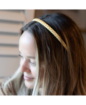 Thin Solid Headband - Pale Yellow