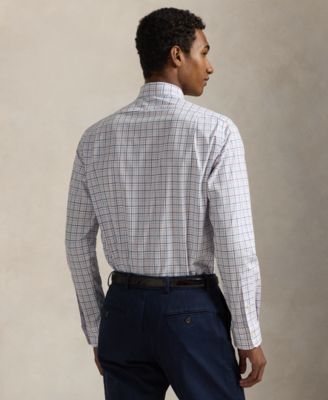 Мужская приталенная рубашка из эластичного поплина Polo Ralph Lauren