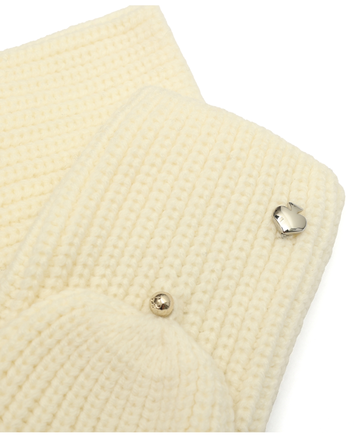 Kate Spade New York Women's Spade Logo Pop-Top Gloves