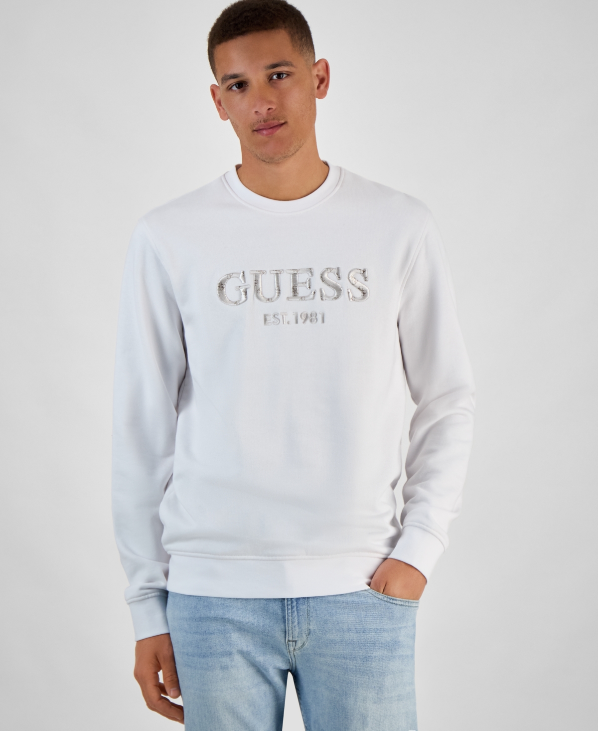 Men's Logo Sweatshirt - Pure White