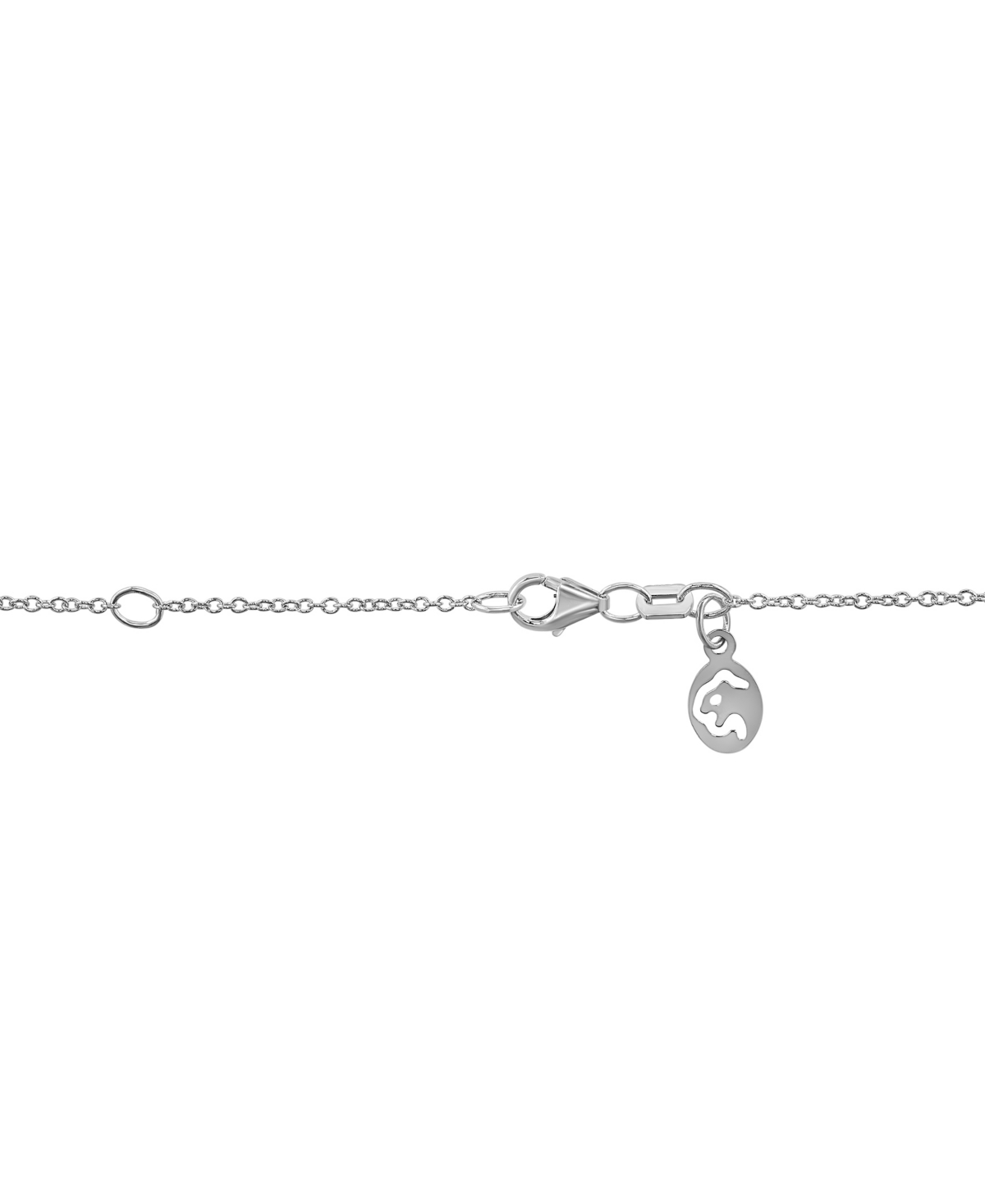 EFFY COLLECTION EFFY DIAMOND OPEN CIRCLE PENDANT 18" NECKLACE (7/8 CT. T.W.) IN 14K WHITE GOLD 