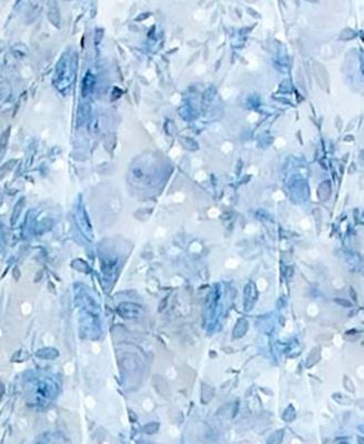 City Studios Juniors' Ruffled Off-The-Shoulder Corset Gown, Created for Macy's