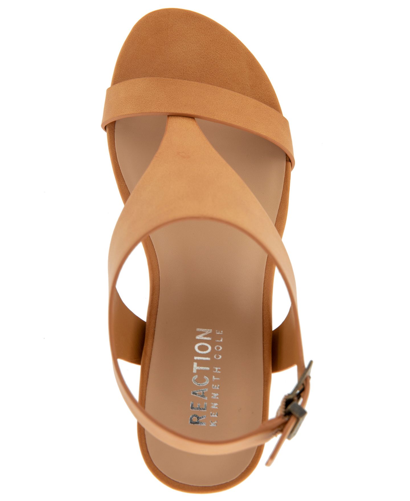 Женские сандалии Kenneth Cole Reaction Greatly Thong Almond Toe Wedge, цвет: Верблюжий — фото 4