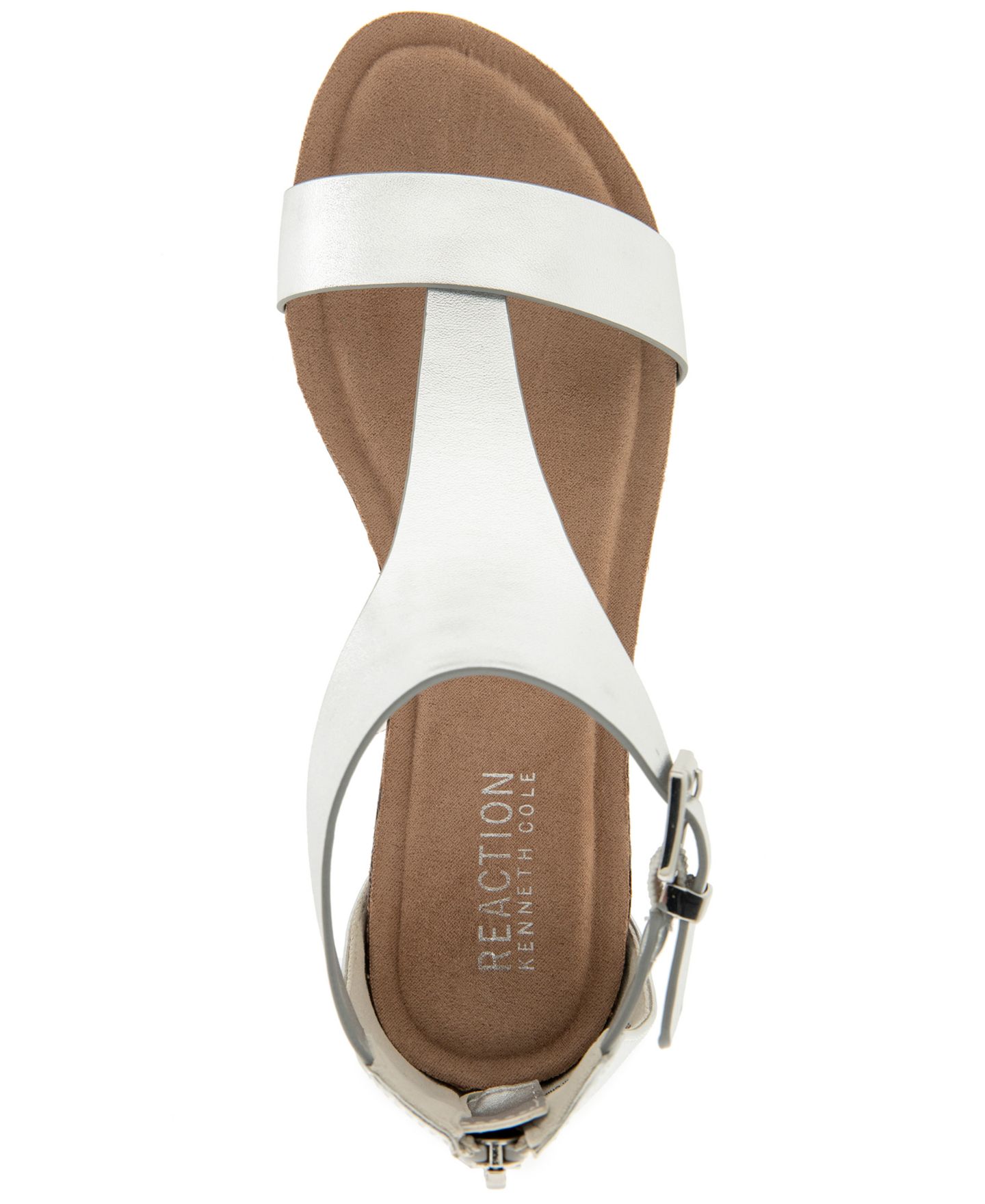 Женские сандалии Kenneth Cole Reaction Great Gal Wedge, цвет: Серебряный — фото 5