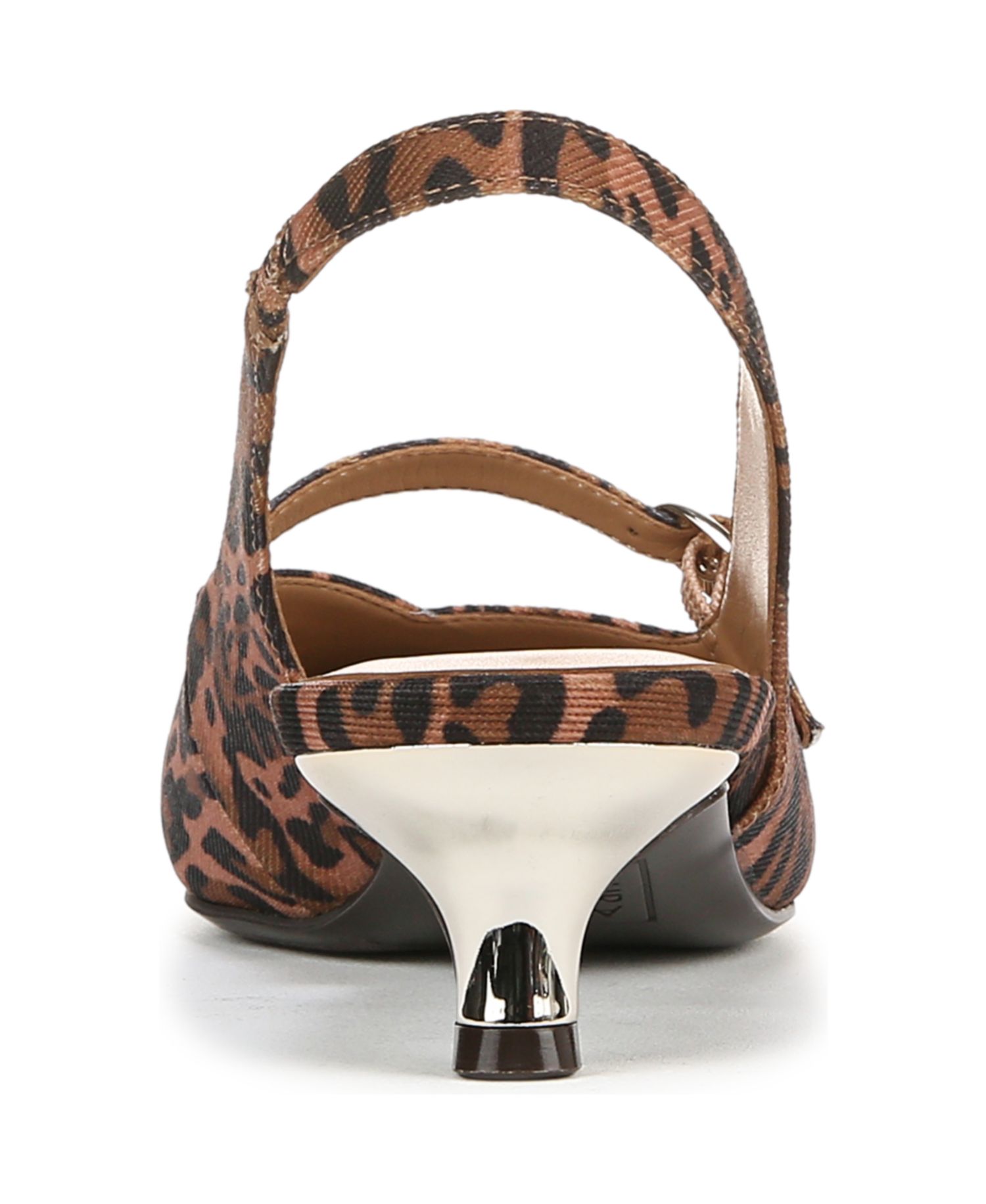 Women's Grayson Pointed Toe Kitten Heel Slingback Pumps