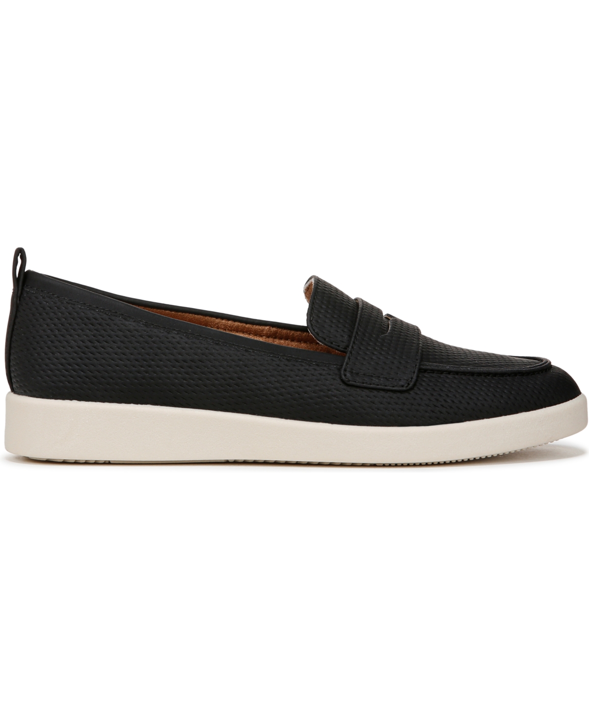 Naturalizer Women's Ingrid Hybrid Penny Loafers In Black Faux Nubuck