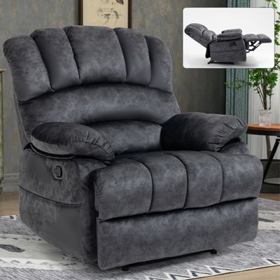 Large Size Recliner Chair In Fabric For Living  Room