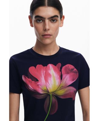 Women's Large flower T-shirt