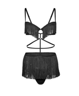Women's Neveah Fringe Playsuit Lingerie