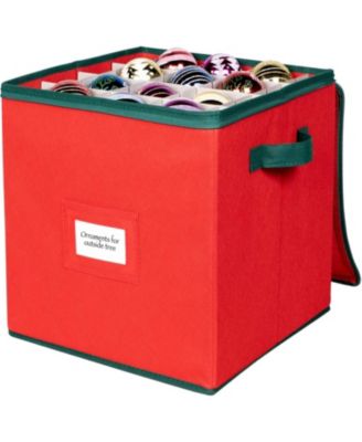 Christmas Ornaments Storage Box to Protect and Store up to 64-3" Ornaments