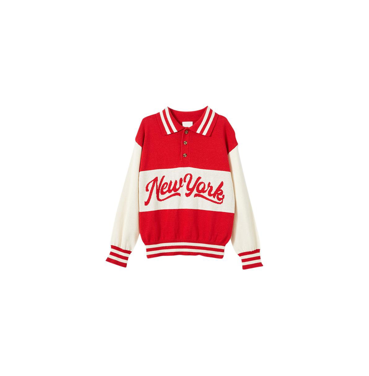 Cotton On Boys Little/Big Blair Rugby Pullover Knit -new york