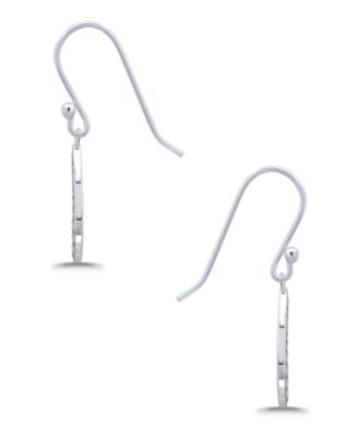 Oxidized Beaded Tear Drop Earrings