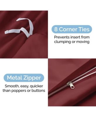 Premium Microfiber Duvet Cover Set, Full