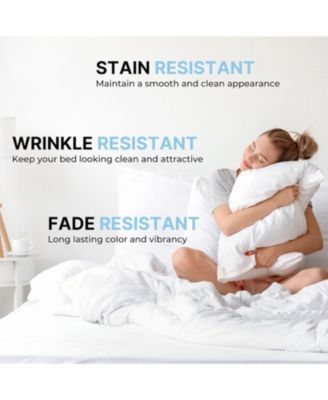 Pillowcase Set of 4 Soft Double Brushed Microfiber - King