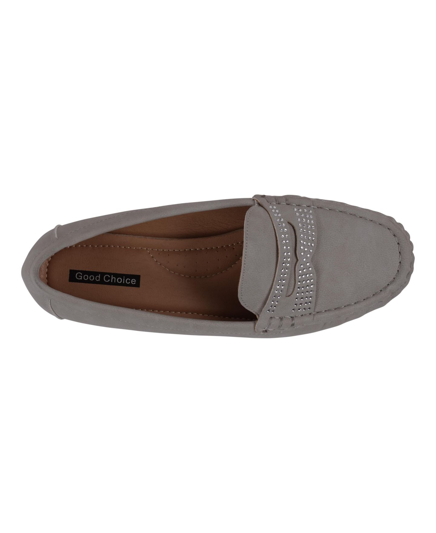 Женские туфли GC Shoes Eagle Embellished Driving Moccasin, цвет: Чёрный — фото 8