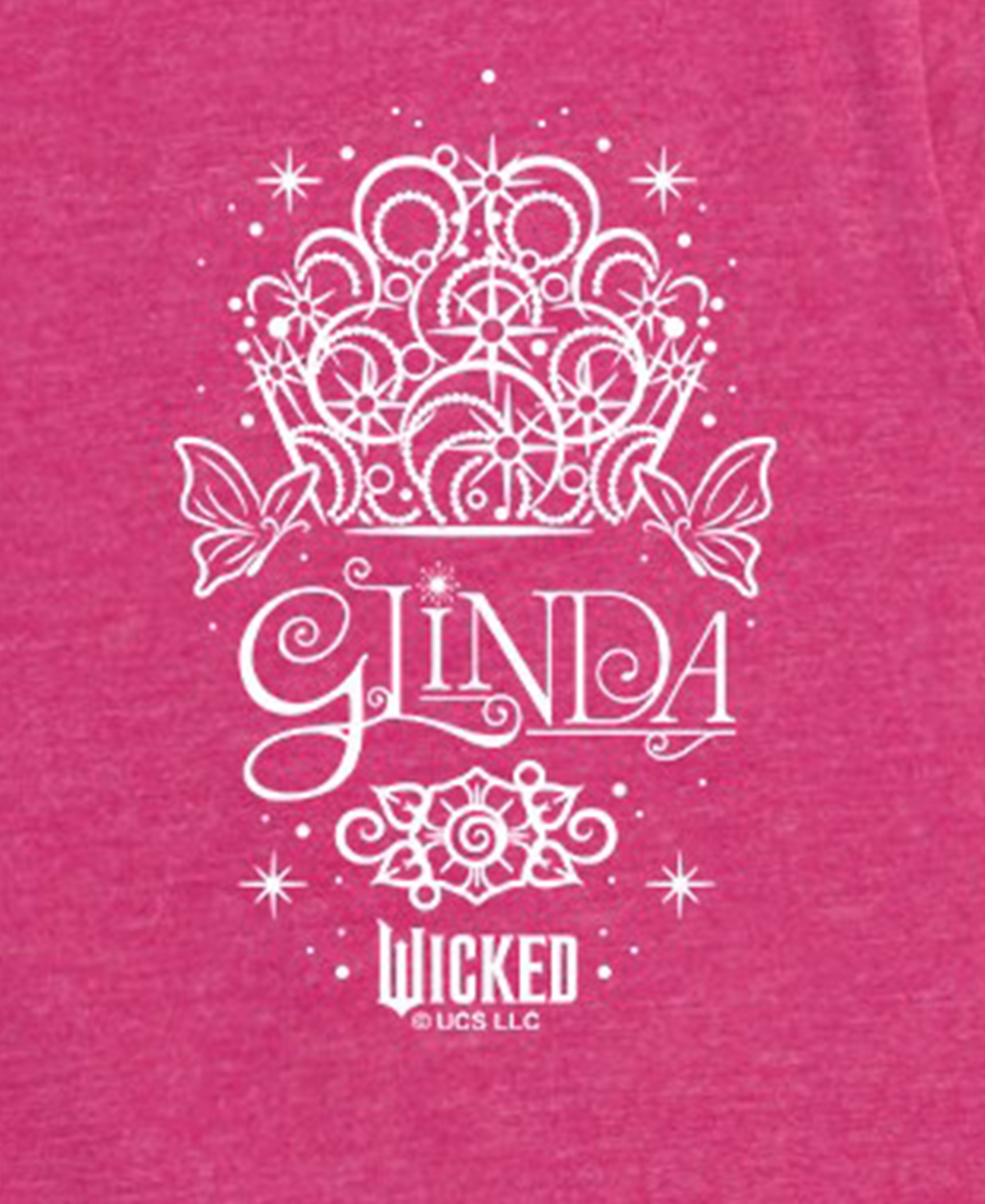 Wicked Little Girls Glinda Graphic Cap Sleeve Dress