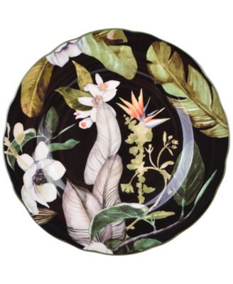 Borneo Black 12 Pc. Dinnerware Set, Service for 4