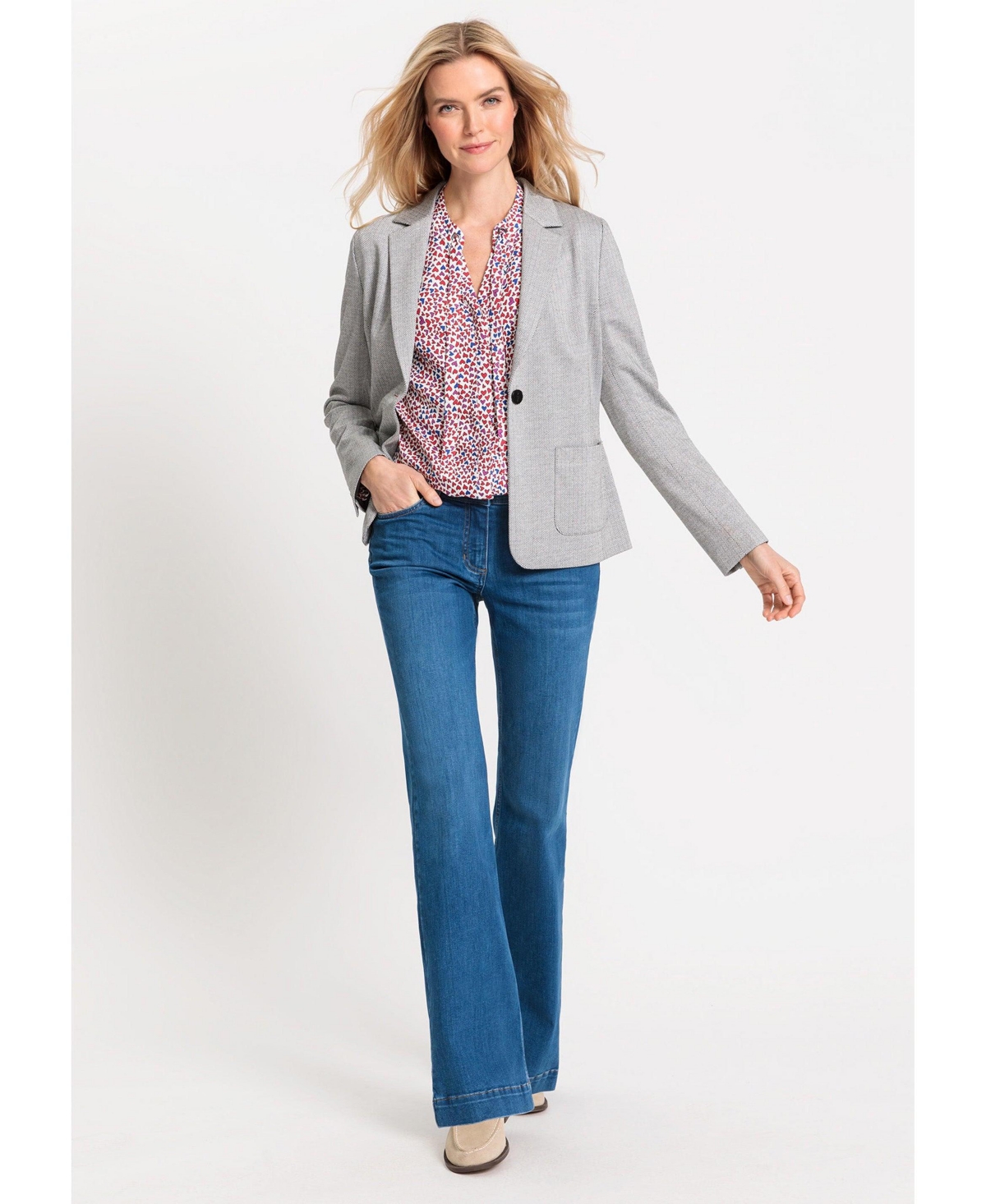 Olsen Women's Dana Fit Bootcut Power Stretch Jean