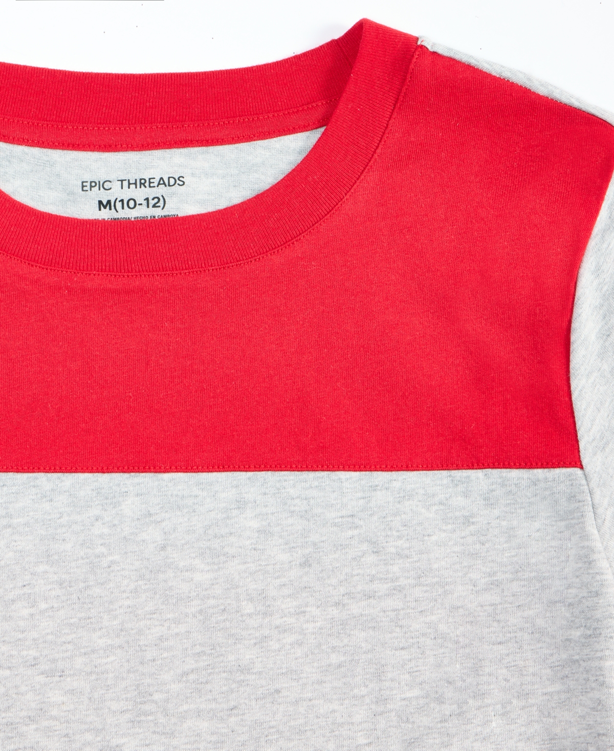 Macy's Epic Threads Little Boys Colorblocked T-shirt, Exclusively At  In All Star Red