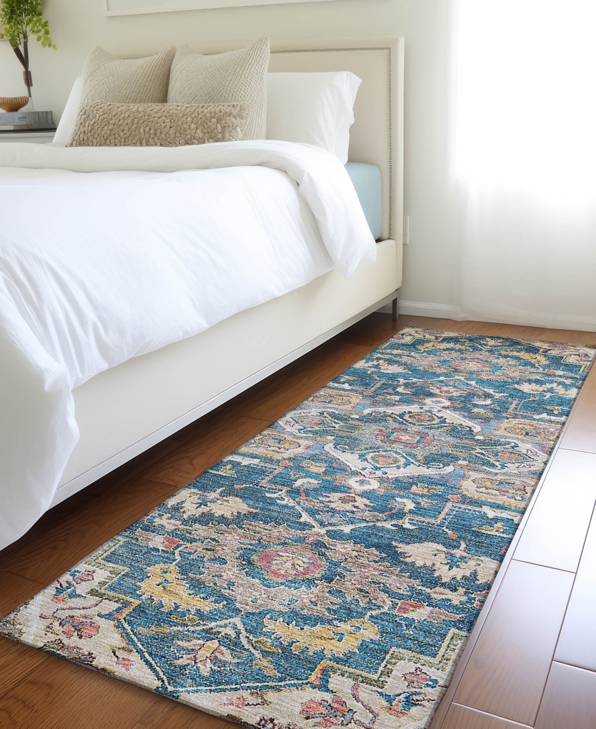 Addison Chantille Acn774 2'3''x7'6'' Runner Area Rug In Blue