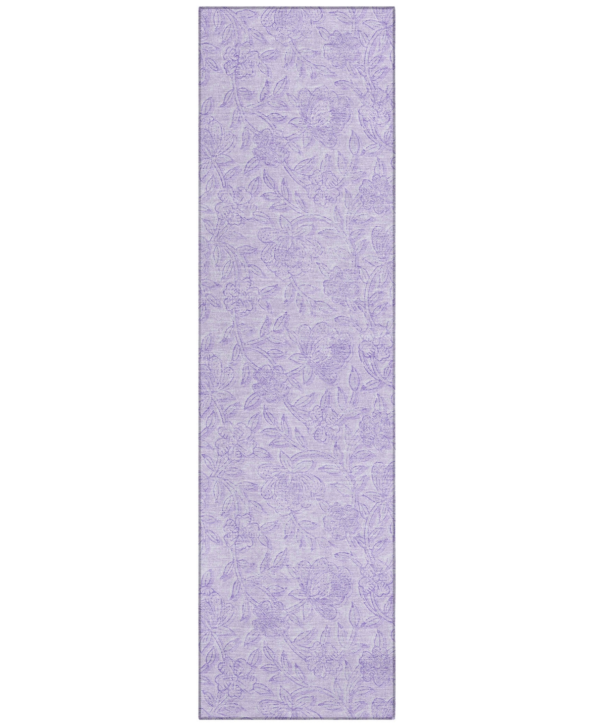 Addison Chantille Acn782 2'3''x7'6'' Runner Area Rug In Lilac