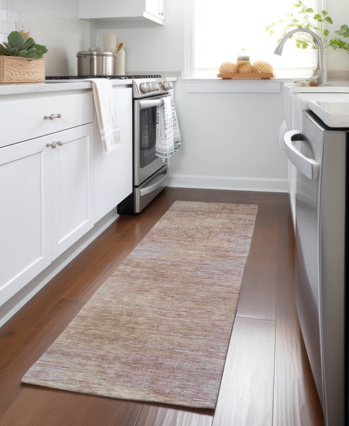 Addison Chantille Acn794 2'3''x7'6'' Runner Area Rug In Maroon
