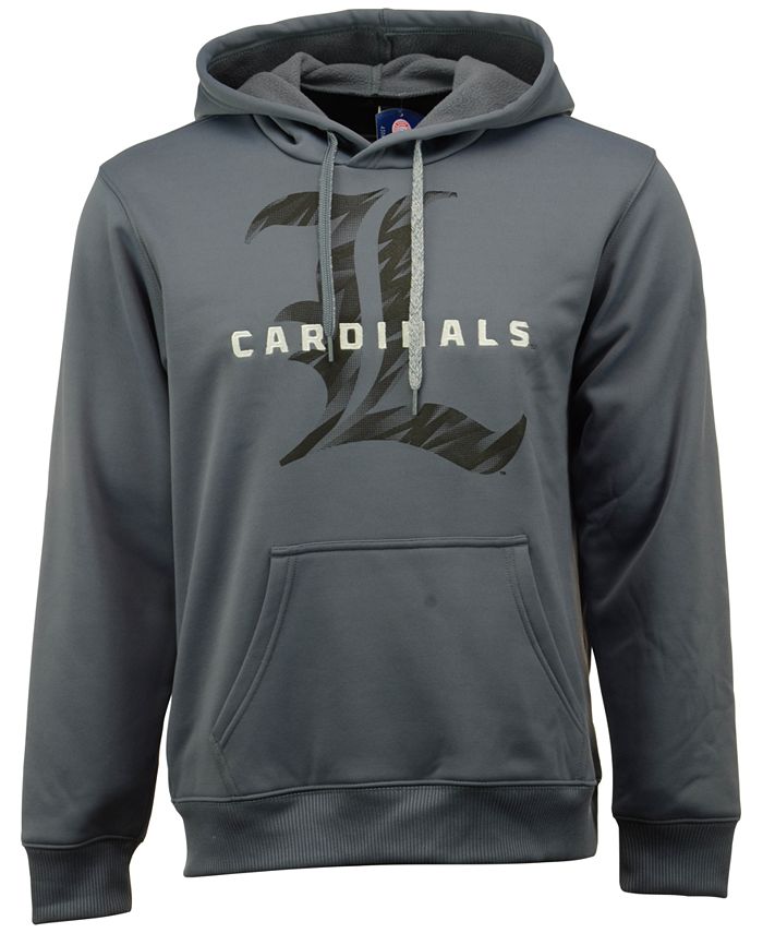 Adidas Men's Louisville Cardinals Sideline Fashion Pullover Hoodie