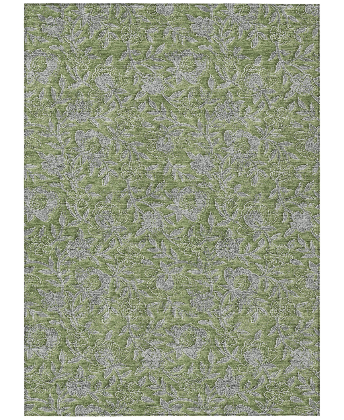 Addison Chantille Acn771 5'x7'6'' Area Rug In Olive