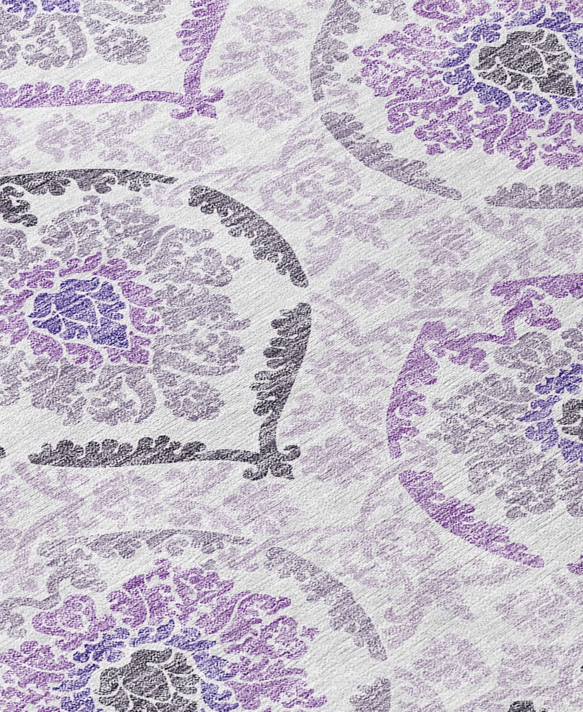 Addison Chantille Acn808 5'x7'6'' Area Rug In Purple