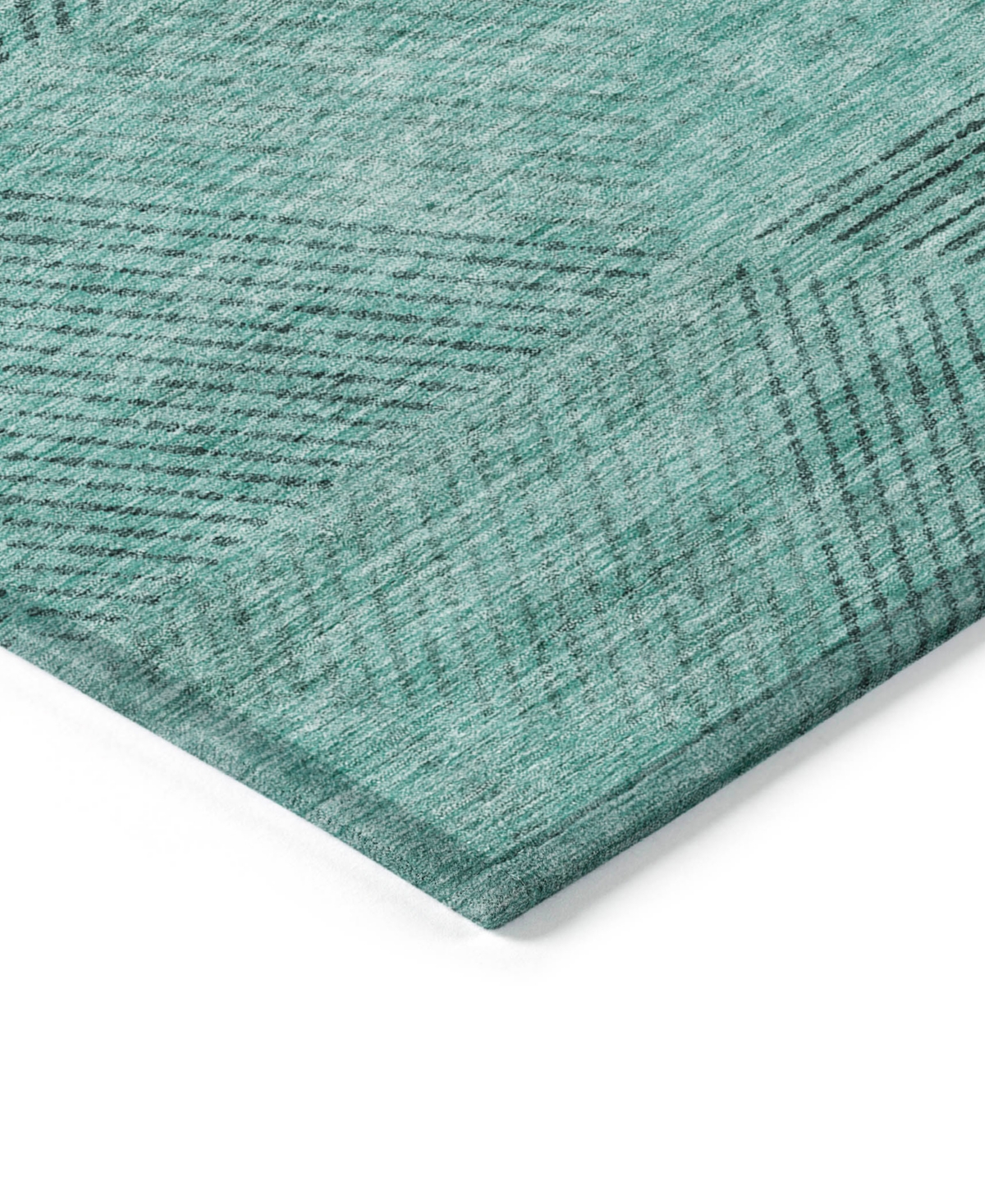 Addison Chantille Machine Washable Acn777 9'x12' Area Rug In Teal
